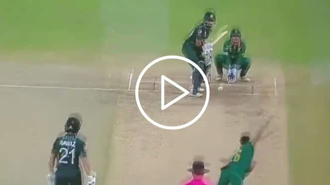 [Watch] Tabraiz Shamsi's Magical Delivery Sends Back Saud Shakeel After Classy Fifty